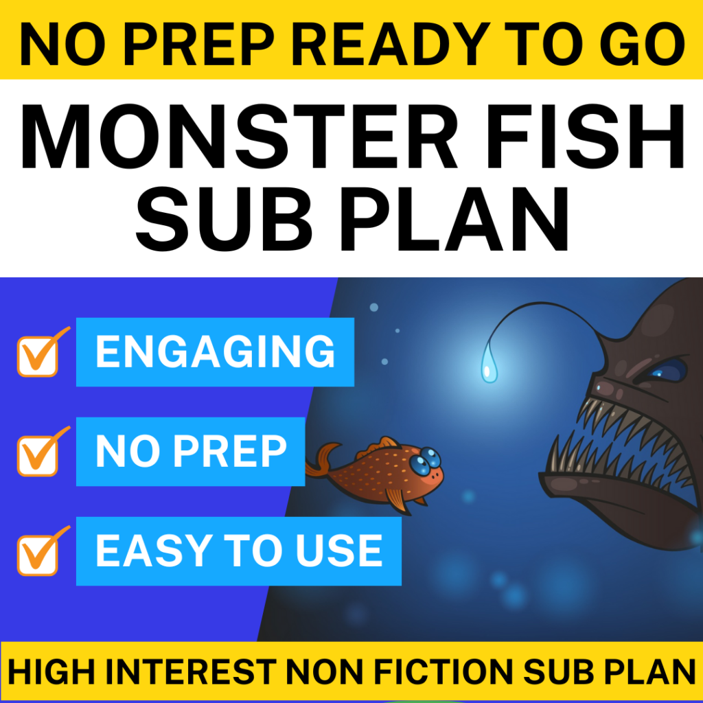 Monster fish emergency sub plan