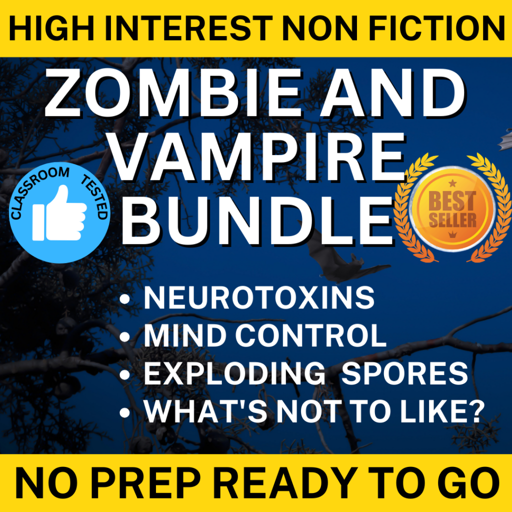 Zombie and Vampire Emergency Sub Plans